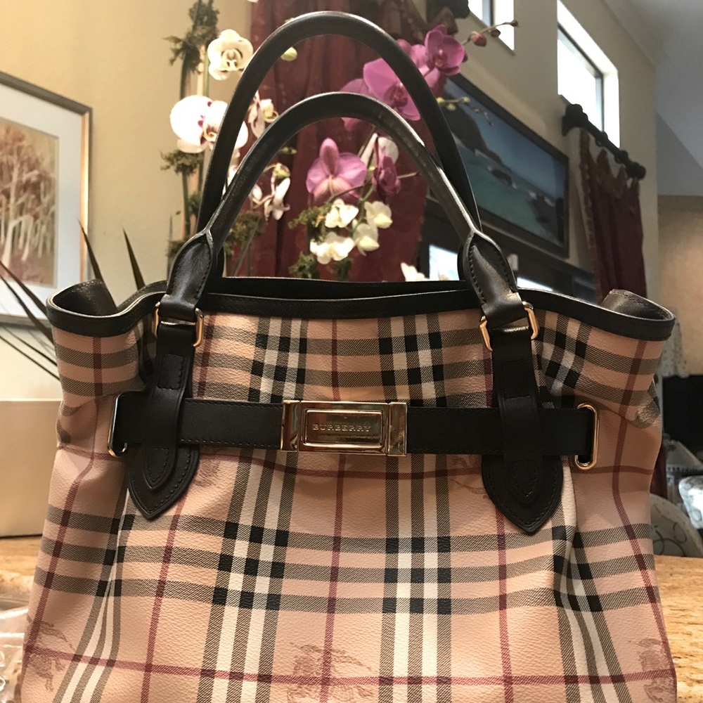 Burberry Printed Canvas Bag